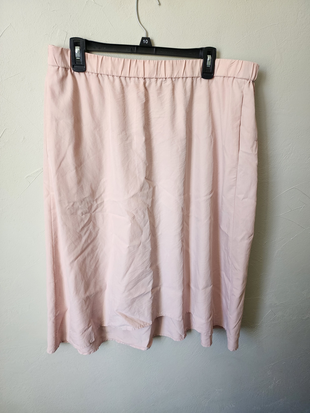 Eileen Fisher Pale Pink Midi Skirt Size PL